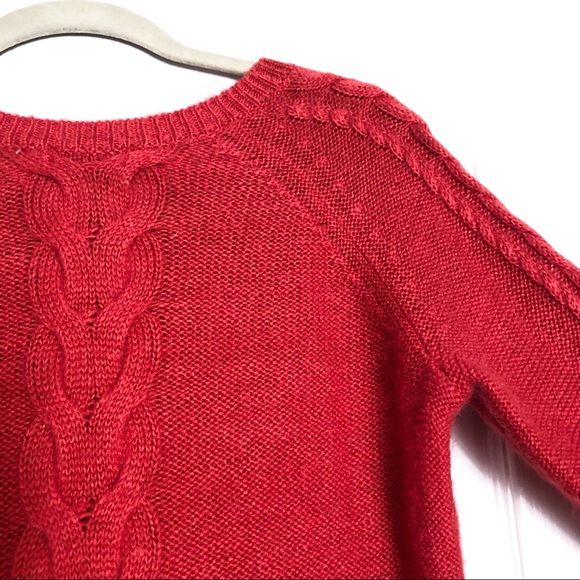 🔹2/$30🔹 Red Cozy Knit Sweater - Picture 5 of 5
